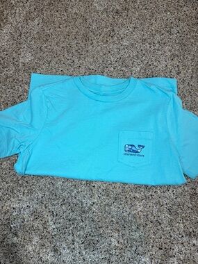 Vineyard Vines Kids Short-Sleeve Pocket Tee in Turquoise